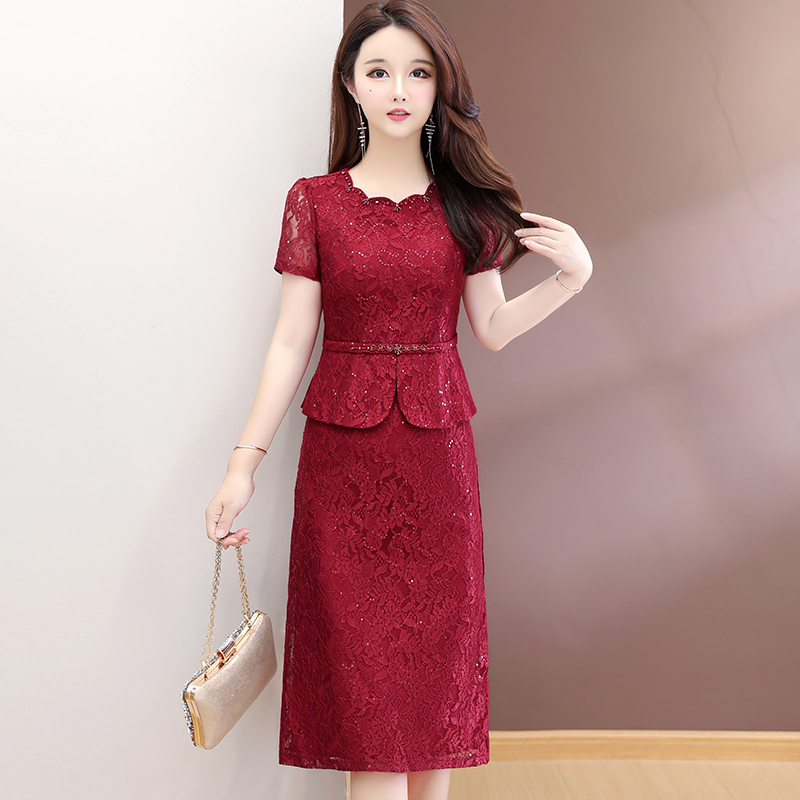 Festive Red Dress for Women, 2026 New Summer Style, Elegant and Age-Reducing Goddess Look, Slimming Dress for Mom, Trendy