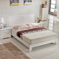 Qiao Teng Ju Bedroom Furniture Simple Modern Plate Bed 1 5m Small Family Bed 1 8 m Double Bed