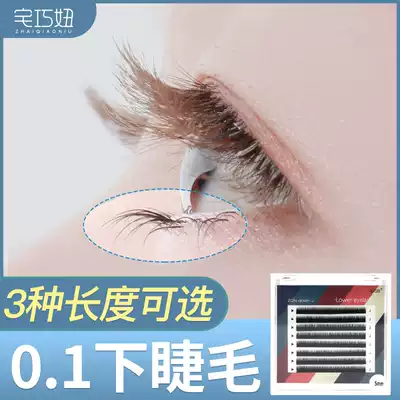 Graft eyelash silk protein natural planting false eyelash mink hair softness 4 5 6 length optional