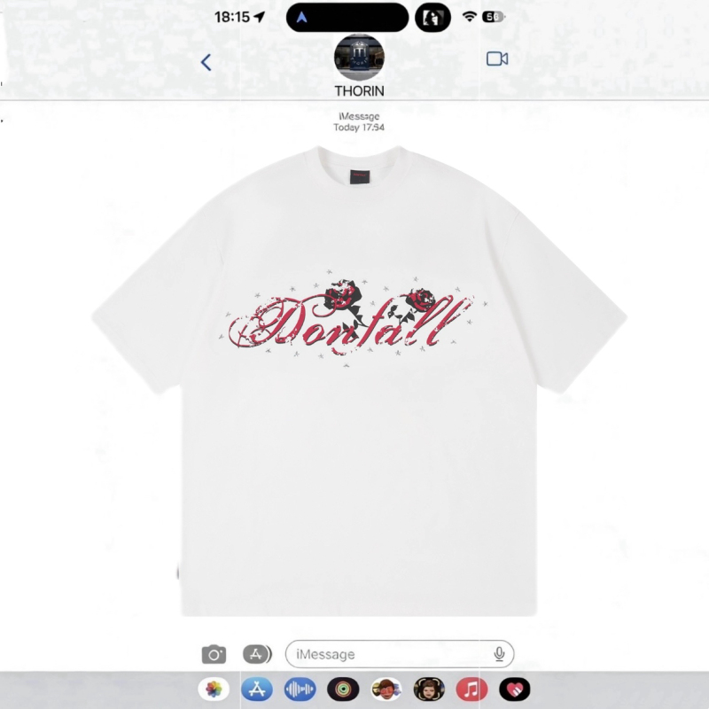 Star-Inspired Classic Rose Print Short-Sleeve T-Shirt for Men and Women, New Spring/Summer American Casual Design Printed Top