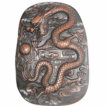 Special offer Shanxi Chengni inkstone made of old middle cover single Longcheng mud inkstone for students own use as a gift for Teachers Day