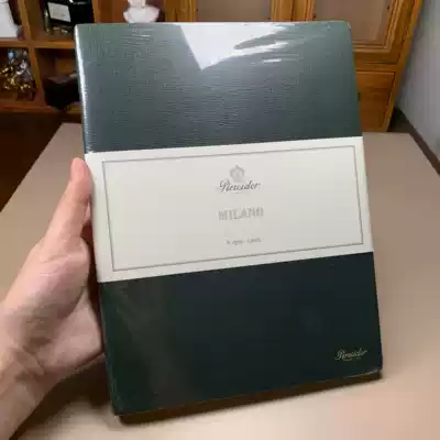 Domestic spot Italian pineider notepad notebook leather book with line 19*25cm large book