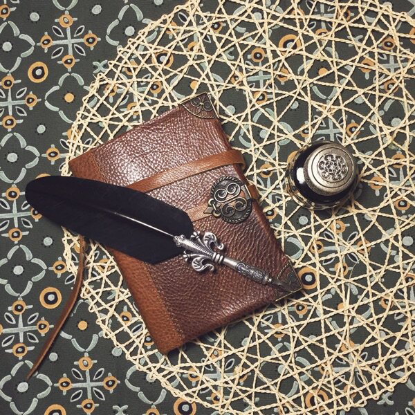 Domestic spot Italy Florence vintage handmade quill relief dip pen