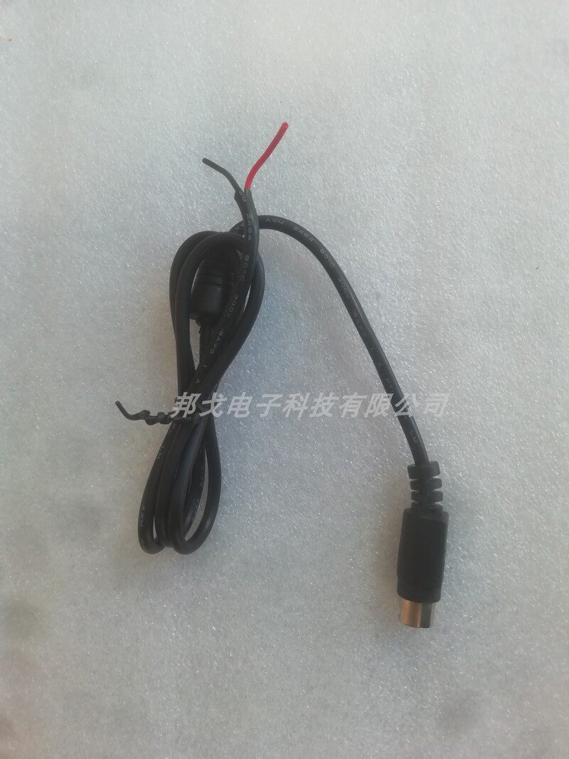 Round mouth three-pin power cord Two-core wire 80MM Thermal print meter machine label Inform machine 80 Inform machine accessories