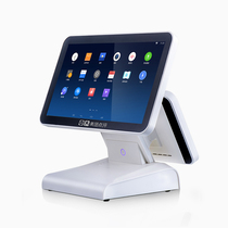 Meitan dual-screen cash register all-in-one touch screen catering fast food milk tea shop ordering cashier takeaway ordering machine