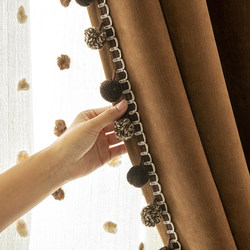 Curtain Tassel Lace Decorative Edge Mixed Color Fringe Vintage Style Tassel Lace DIY Curtain Accessories M-948