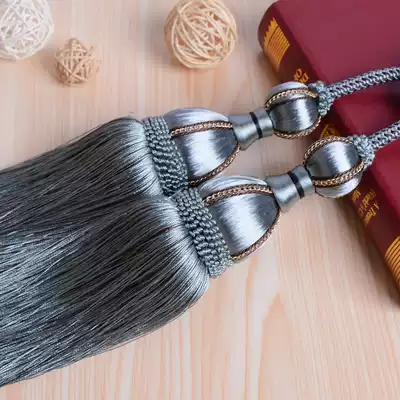 European curtain tied ball Tied rope Tied hanging ball Accessories accessories Tassel hanging ball Decorative ball Double ball