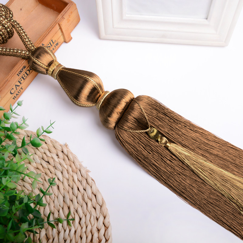 Eurostyle class curtains hanging ball flow Sue accessories Curtains Buckle Curtains Strap Tie rope Decorative Hanging Ears