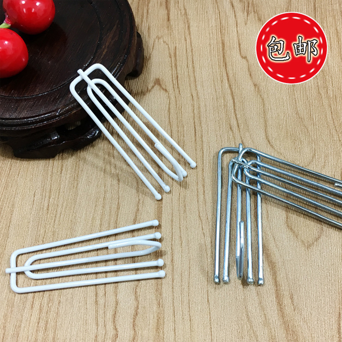 National curtain hook Curtain four-claw hook Bold stainless steel four-prong hook canvas belt hook