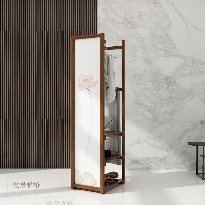 New Chinese Screen Partition Containing Cabinet Living-room Small Family Style Hotel Folding Movement Brief Modern Easy Fold Screen