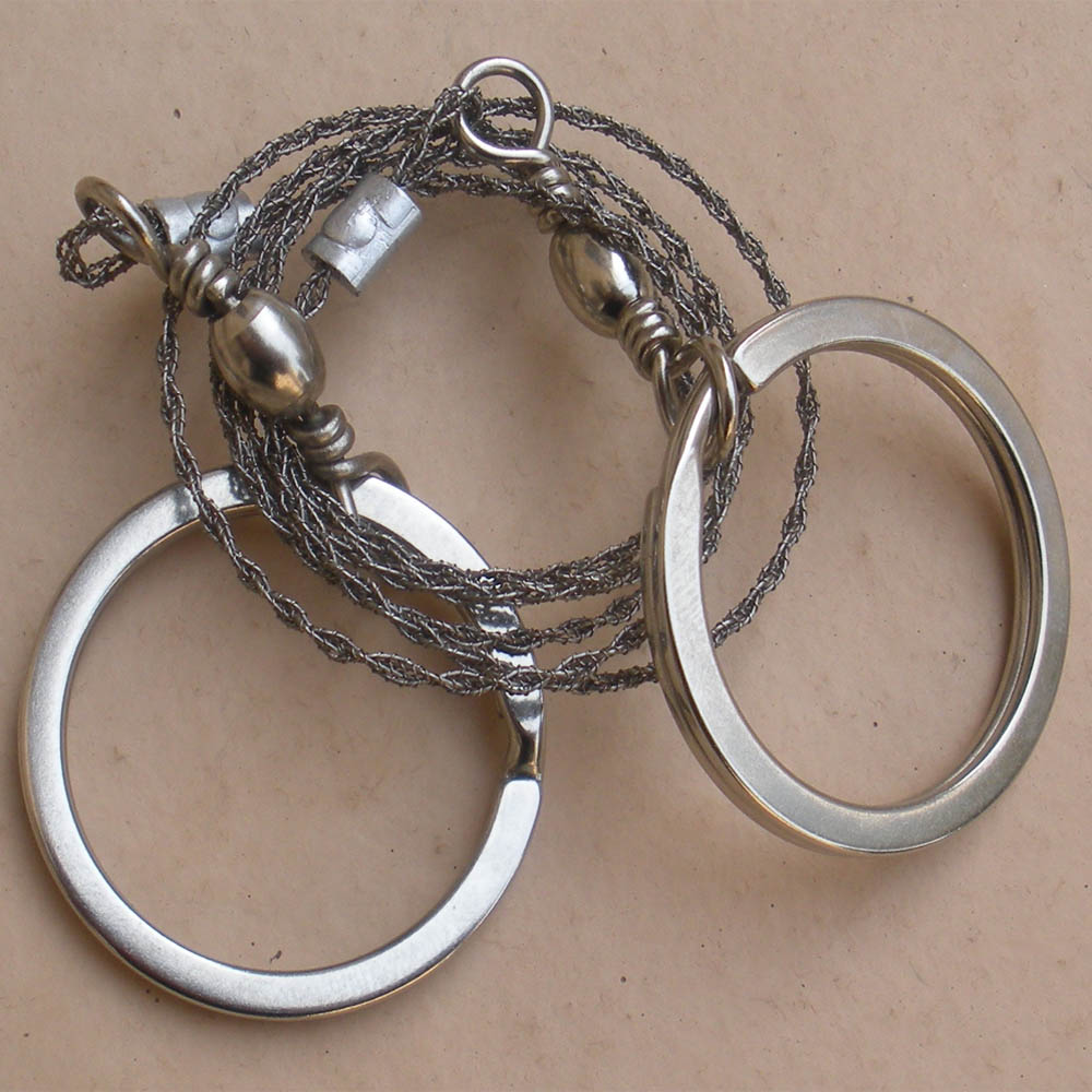 Upgrade 304 stainless steel outdoor coursework Wire Saw Lifesaving Universal Rope Saw Mountaineering Camping Chainsaw Equipment