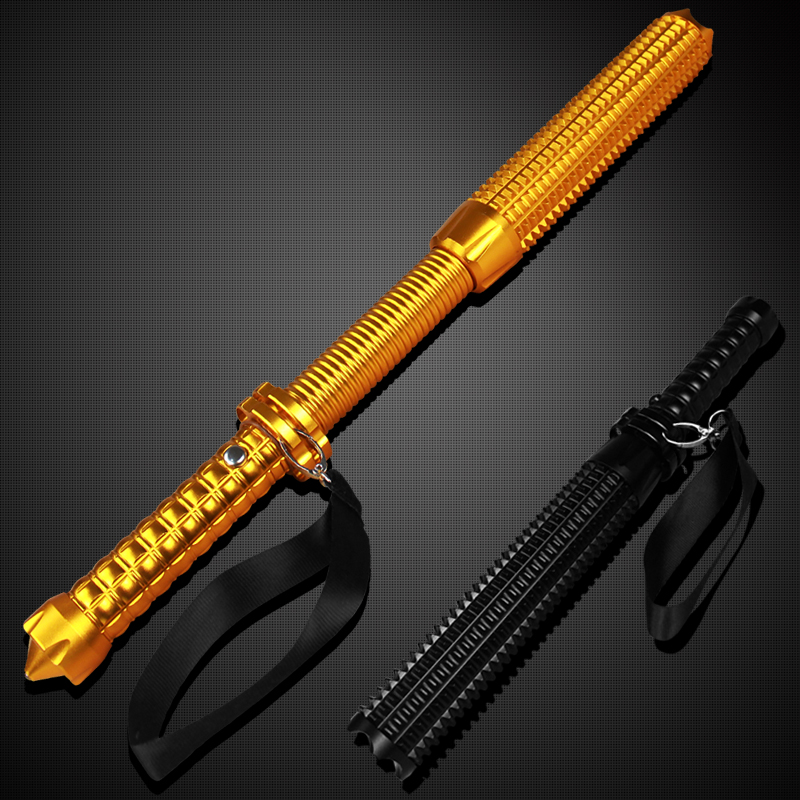 LED multi - functional stretched light flashlight outdoor distance searchlight zoom home mini charging defense