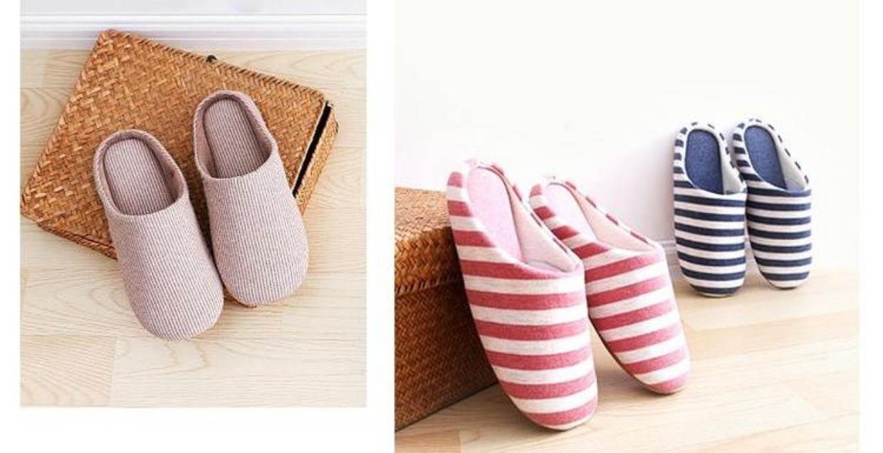 Mùa thu và mùa đông Phong cách Nhật Bản sàn gỗ dép xốp đi trong nhà