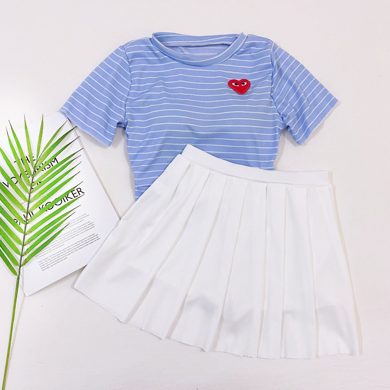 Swimsuit Schoolgirl Conservative Teenage Girl Cute Skirt Style Two Style Shade of Slim Fresher Sweet Girl Spa Swimsuit