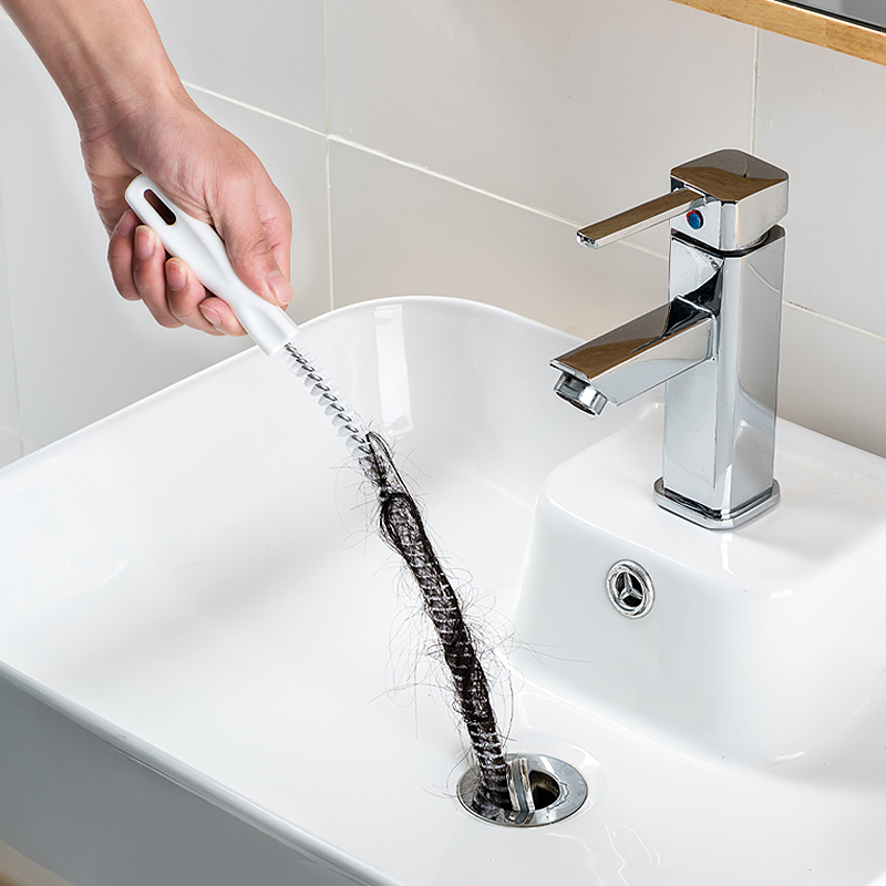 Japan sewer hair Hair cleaner Sink pipe dredger Sink anti-blocking dredging stick cleaning hook