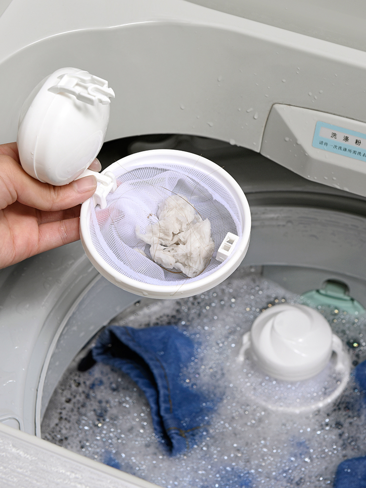Washing machine float filter mesh bag Float hair removal ball Laundry bag Hair remover Universal hair filter