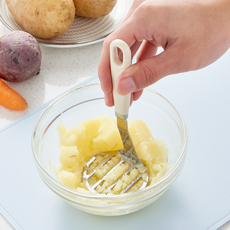 Imported household mashed potato sludge press baby side food fruit sweet potato crusher masher stirring tool
