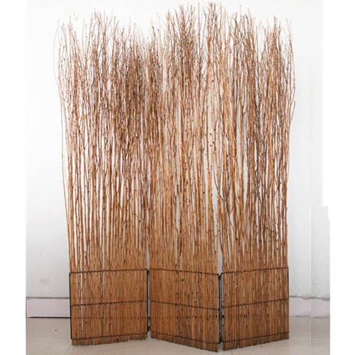 Natural branches Nordic balcony office cafe railing decoration screen fence partition porch background wall