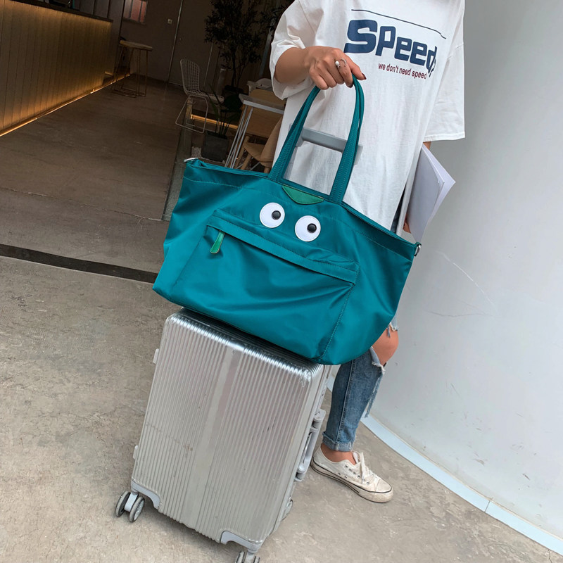 Short-distance travel bag female portable girl heart fashion cute leisure travel travel light outing clothes luggage bag