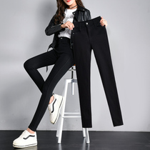 Black leggings Womens Spring and Autumn Womens Spring and Autumn Slim 2021 New Korean High Waist Slim Small Feet Pants