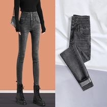 (Brand Clearance) Jeans Womens High Waist Spring and Autumn 2020 New Slim Slim Joker Small Feet Pants