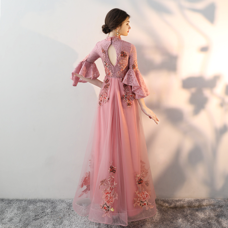 Robe de soirée manchon de cloche - Ref 3210921 Image 4