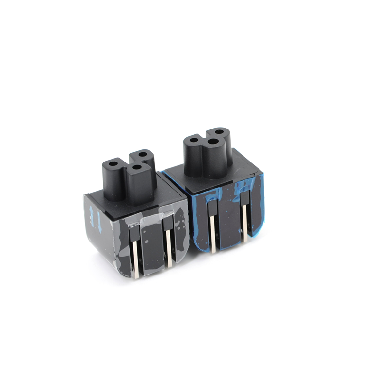 HP HP portable power plug Mayflower tail Alien travel power two-socket folding plug