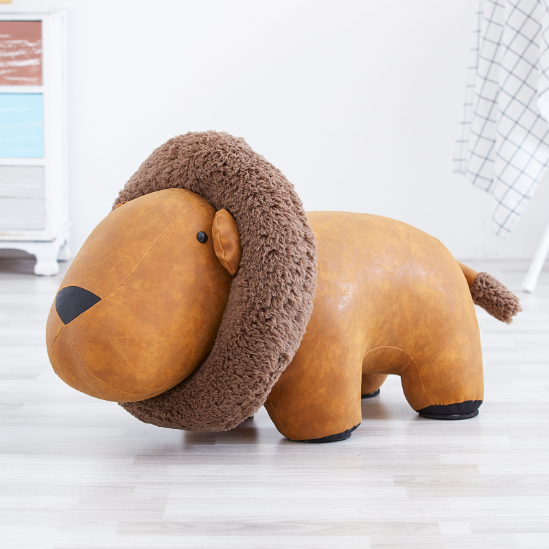 Animal designer furniture net red lion shoe stool model children's room creative stool wear shoe stool holiday gift