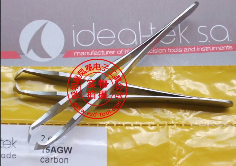 进口镊子 瑞士IDEAL-TEK高级精密镊子 剪切镊子15AGW.C不锈钢镊子