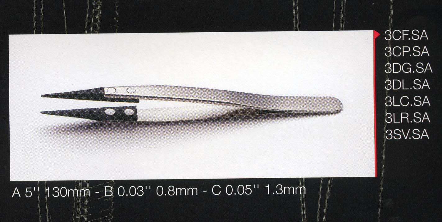 瑞士ideal-tek ESD防静电镊子3CF.SA