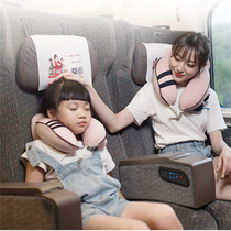 Children and adults travel inflatable U-shaped pillow neck pillow sleeping artifact long-distance plane portable pillow