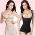 Tingmei 婼 corset kích thước lớn sáu múi chia nhỏ cơ thể áo cánh cơ thể vest sau sinh corset đồ lót quần xì lót Sau sinh