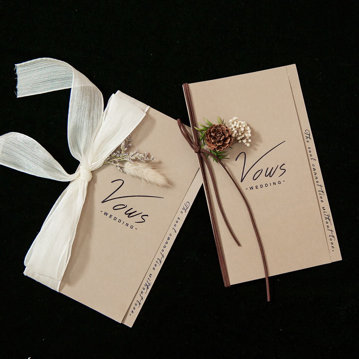 Wedding Little Fresher Vows Card Wedding Groom Bride Senior Oath Manifesto to a small crowd to sue white book-Taobao