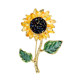 ຄົນອັບເດດ: ແລະ versatile, Born to the Sun, vintage sunflower brooch Van Gogh, high-end enamel corsage brooch, ອຸປະກອນເສີມ temperament