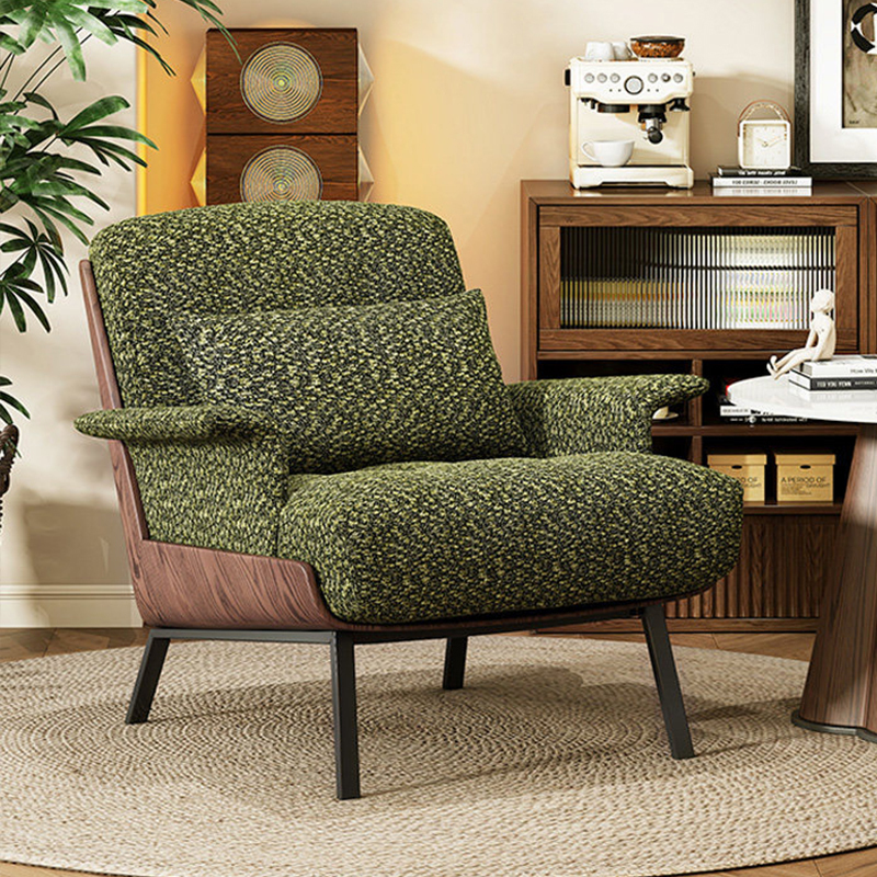 Daiki Single Sofa Chair, Antique Style, Office, Villa, Living Room, Hotel, Apartment, Homestay, Balcony, Leisure Lounge Chair