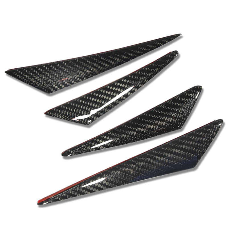 General purpose real carbon fiber crescent air knife for automobiles