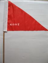 Triangle hand flag triangle red flag flag flag triangle small red flag