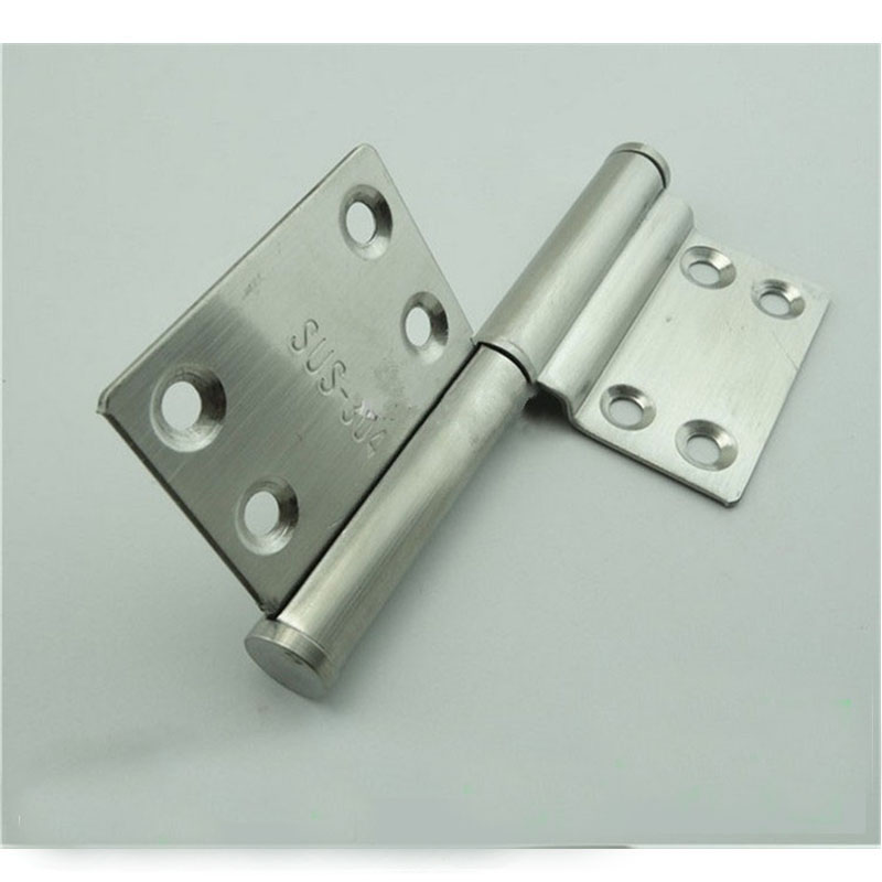 Stainless steel 4 inch door flag remove toilet door bathroom door with removable hinge hinge