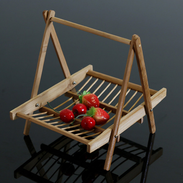 Bamboo drying rack Bamboo rack Lamb rack Cold dry fried food Snack food Bamboo folding basket Bamboo hanger Fruit plate Sushi lettuce