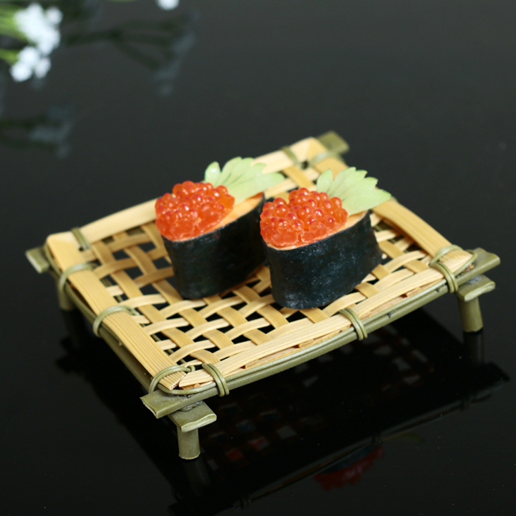 Featured Positive Square Imitation Vine wood Bomb Pan Fruit Basket Fruit Basket Fruit basin Bamboo Basket Pastry Dish Fruit Snack Fruit Basin