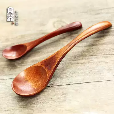 Promotion natural wooden spoon Honey seasoning spoon Pudding coffee spoon Tea yogurt spoon Soup spoon Bamboo spoon stirring spoon