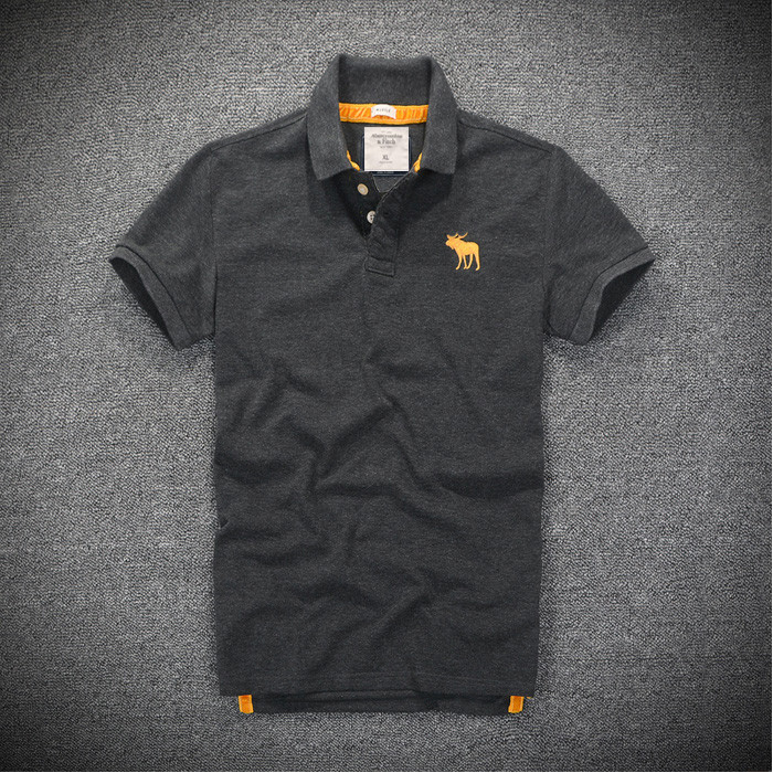 Bán hot Mỹ áo thun AF tay ngắn nam châu Âu và Mỹ cotton đơn giản Slim kinh doanh áo polo hươu mùa hè size lớn t shirt golf
