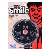 Black ceramic dry cutting corrugated sheet 105 diamond saw blade