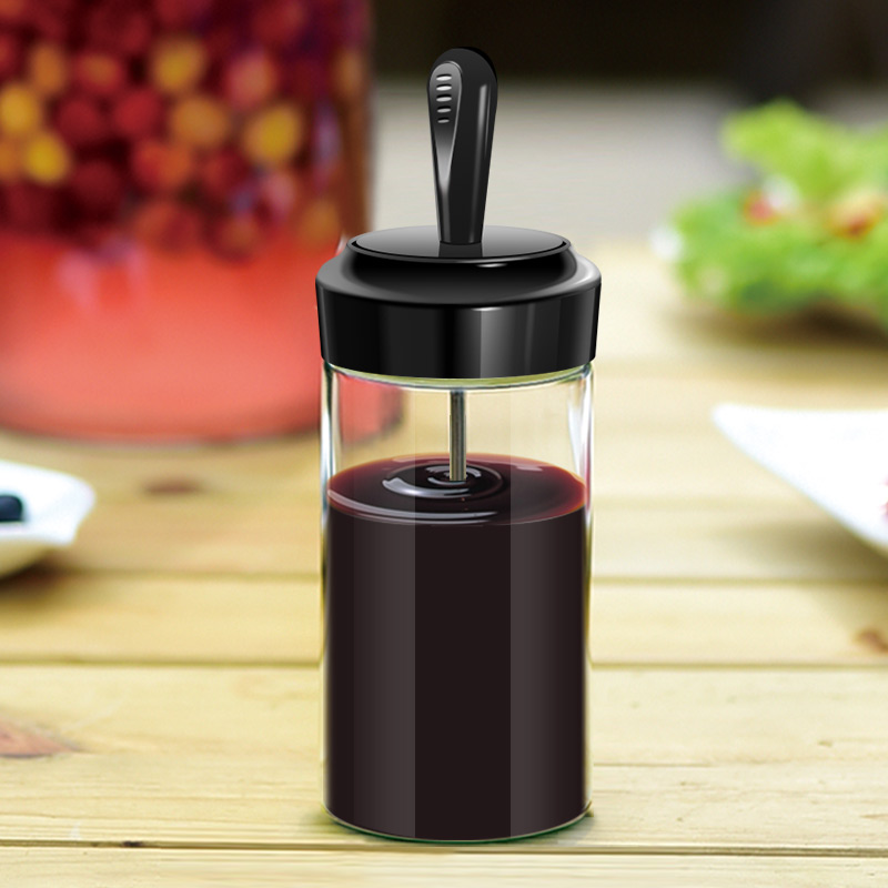 West Bisoft Recipes Glass Seasoned Sauce Bottle Sauce Bottle Sauce Bottle Honey Oyster Oil Bottle Jam Salad Cup Bottle Kitchen Accessories