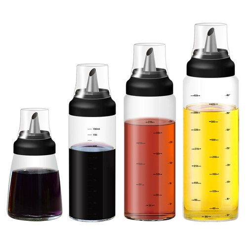 西碧秘园 Бутылка для бутылки с масляной стеклянной утечкой масла с анти-майком приправы большие домохозяйки маленький соус масла.