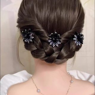 Rhinestone hair clip for women 2025 new style high-end
