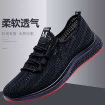 Tennis Shoes Mens Breathable Net Face Mens Shoes Men Sports Casual Shoes Mens Wave Light Hollowed-out Mesh Shoes Man Wave Shoes