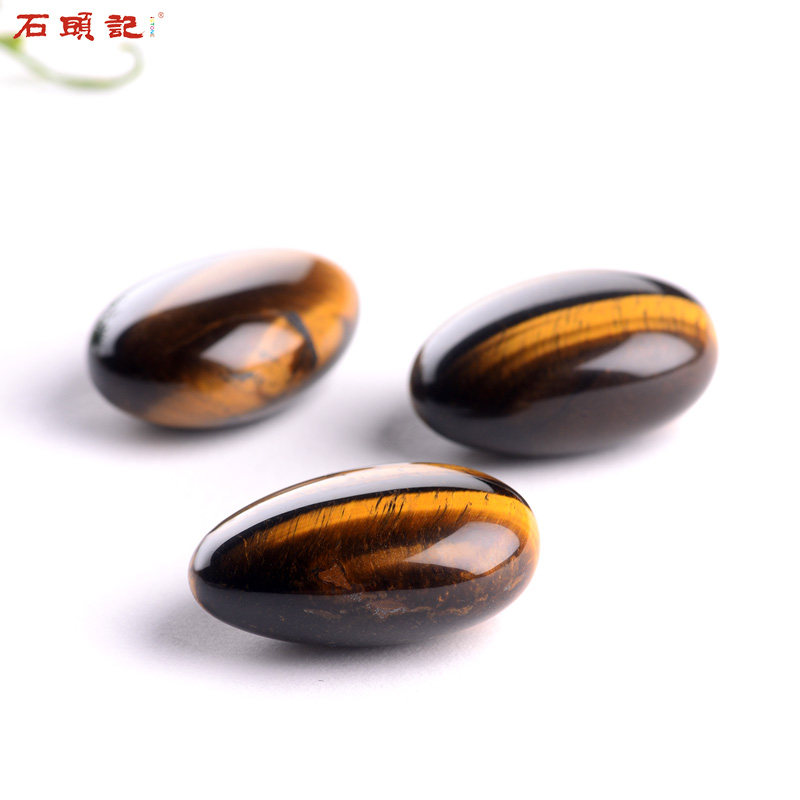 IStone natural crystal stone ornaments pendant play pieces DIY collection of jade jewelry tiger eye stone