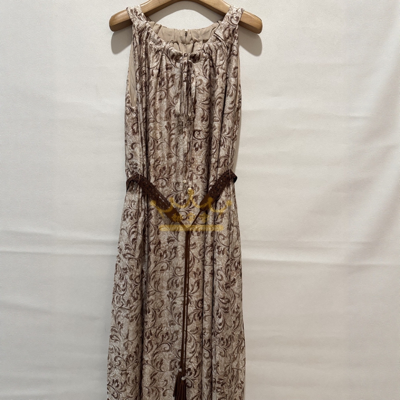 B252L317Banana Baby2025 Summer Exclusive Genuine Banana Baby Halter Neck Tie Dress 869