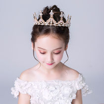 Children's Crown Headdress Hairpin Korea Cute Fashion Elegant Personality Birthday Gift Exquisite Performance Princess Hairband